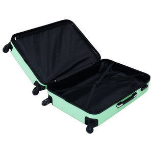 Mintgrünes Hartschalen-Trolley-Set - 2-teilig