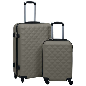 Hartschalen-Trolley Set Anthrazit - 2-teilig