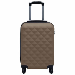 Hartschalen-Trolley-Set Braun ABS, 2-teilig