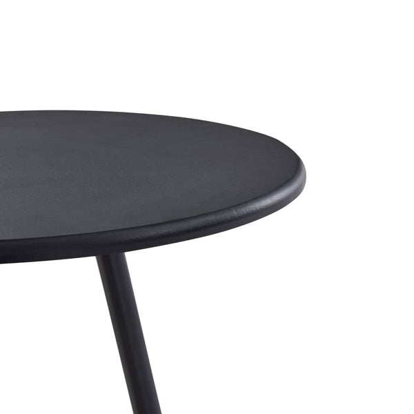 3-tlg. Bar-Set Stoff Schwarz