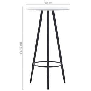 3-tlg. Bar-Set Stoff Schwarz
