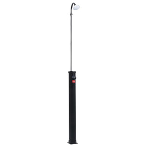 Solar-Pooldusche Schwarz 215cm 8L