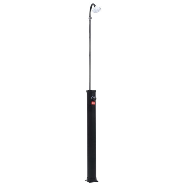 Solar-Pooldusche Schwarz 215cm 8L