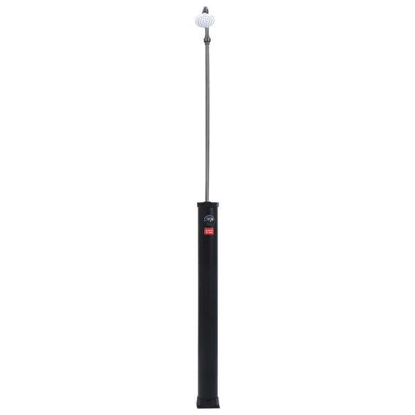 Solar-Pooldusche Schwarz 215cm 8L