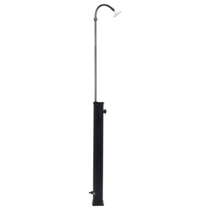 Solar-Pooldusche Schwarz 215cm 8L