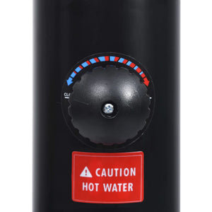 Solar-Pooldusche Schwarz 215cm 8L