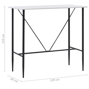 5-tlg. Bar-Set Stoff Dunkelgrau