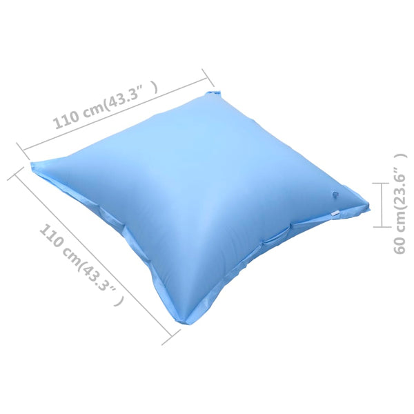 Aufblasbare Poolkissen für den Winter - 4er-Pack