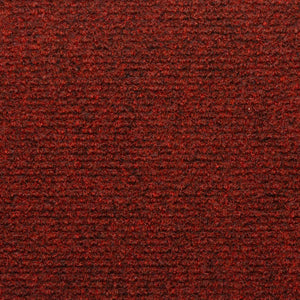 Stufenmatten Selbstklebend 15 Stk. 65x21x4 cm Bordeauxrot Rechteckiger Rand