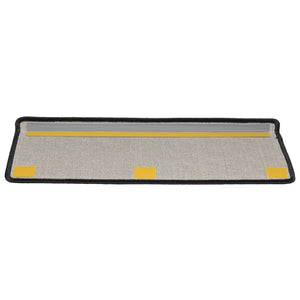 Stufenmatten 15 Stk. 65x21x4 cm Anthrazit Rechteckiger Rand