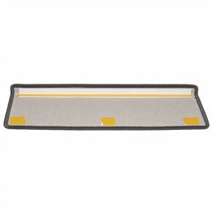 Stufenmatten 15 Stk. 65x21x4 cm Dunkelgrau Rechteckiger Rand