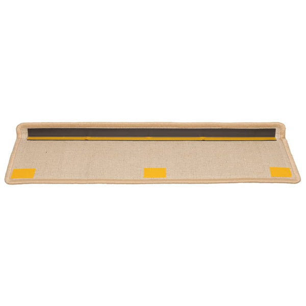Stufenmatten 15 Stk. 65x21x4 cm Creme Rechteckiger Rand