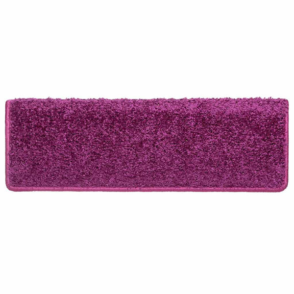 Stufenmatten 15 Stk. 65x21x4 cm Violett Rechteckiger Rand