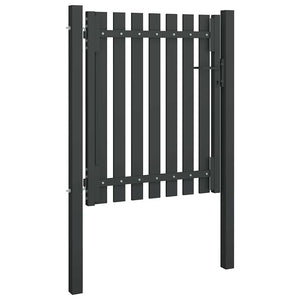Gartentor aus Stahl 100 x 100 cm Anthrazit