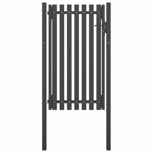 Gartentor Stahl 1x2,25 m Anthrazit