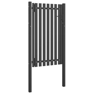 Gartentor Stahl 1x2,25 m Anthrazit