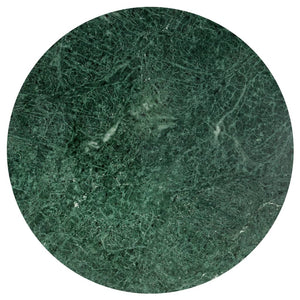 vidaXL Table basse vert 60x60x35 cm Pierre véritable aspect marbre