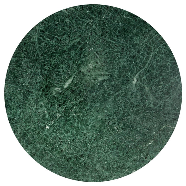 vidaXL Table basse vert 60x60x35 cm Pierre véritable aspect marbre