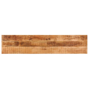Sitzbank 160 cm Raues Mango-Massivholz und Stahl