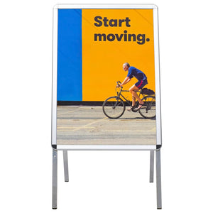 A1 Plakatständer Kundenstopper Aluminium