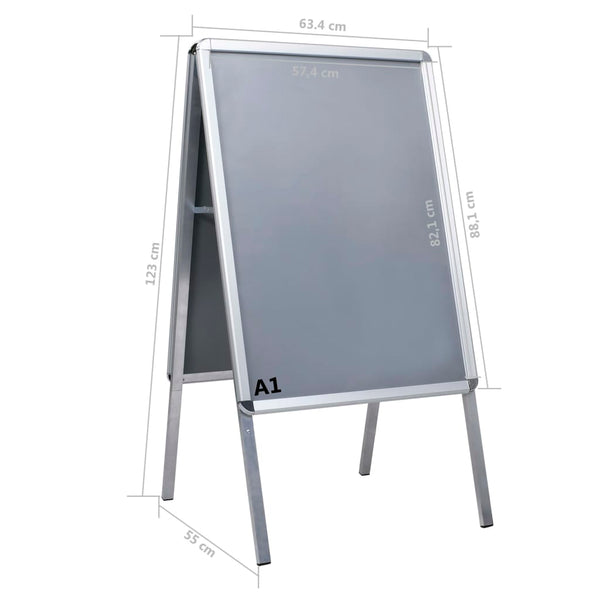 A1 Plakatständer Kundenstopper Aluminium
