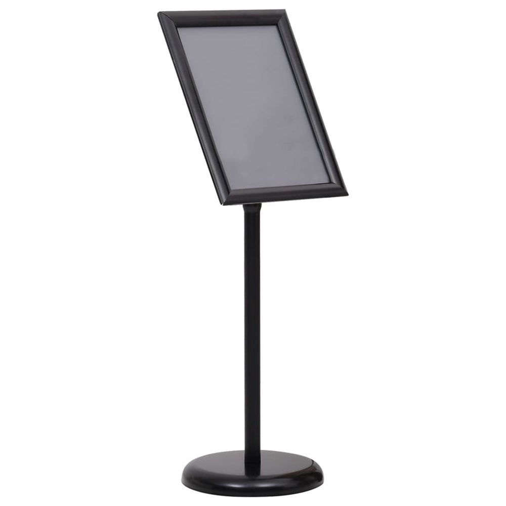 A3 Plakatständer Schwarz Aluminium