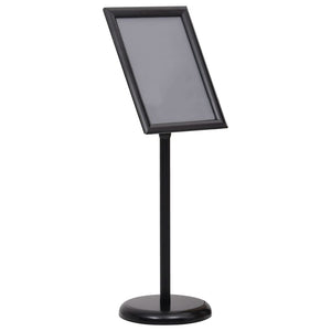 A3 Plakatständer Schwarz Aluminium
