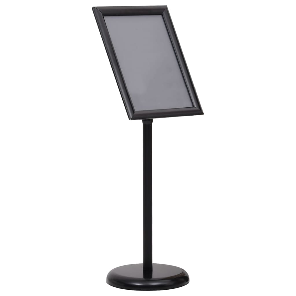 A3 Plakatständer Schwarz Aluminium