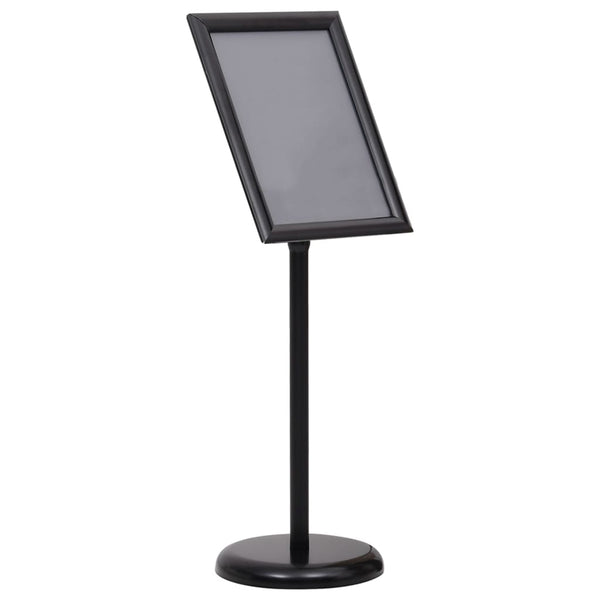 A3 Plakatständer Schwarz Aluminium