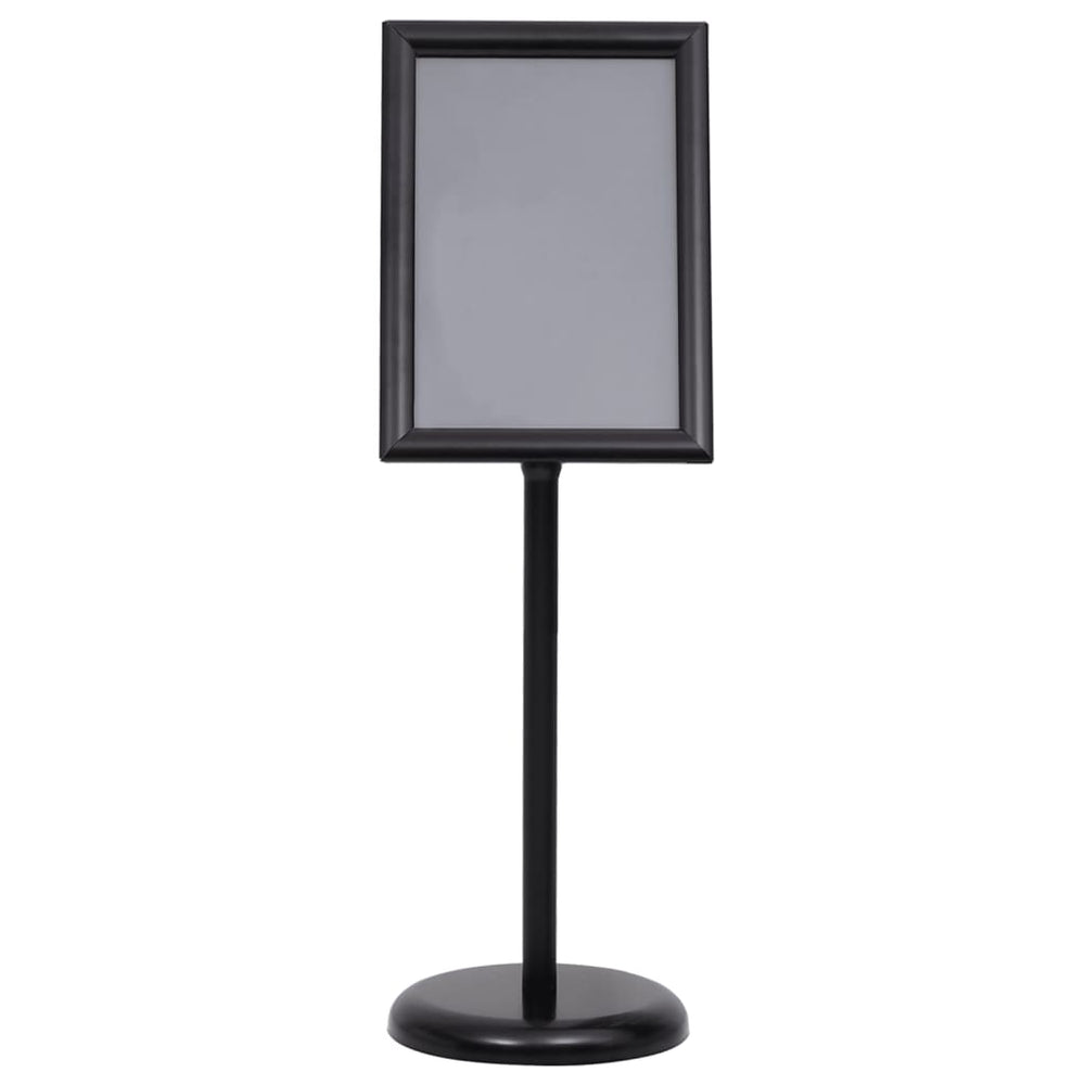 A3 Plakatständer Schwarz Aluminium