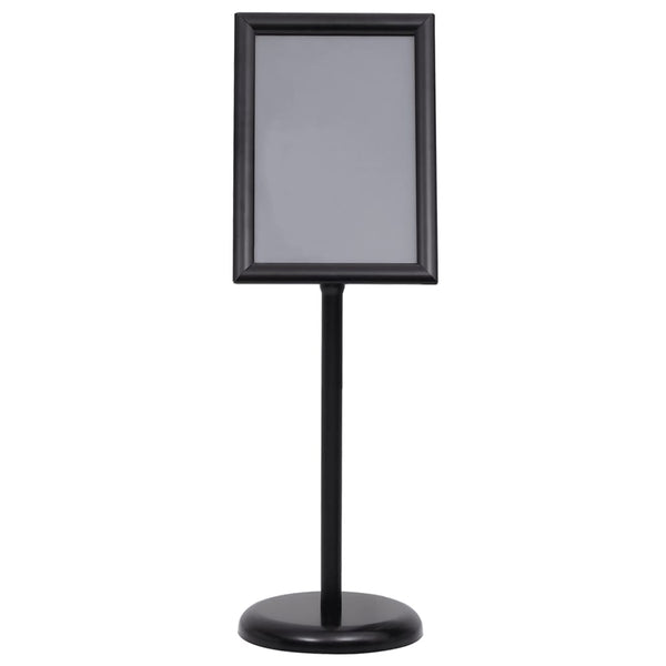 A3 Plakatständer Schwarz Aluminium