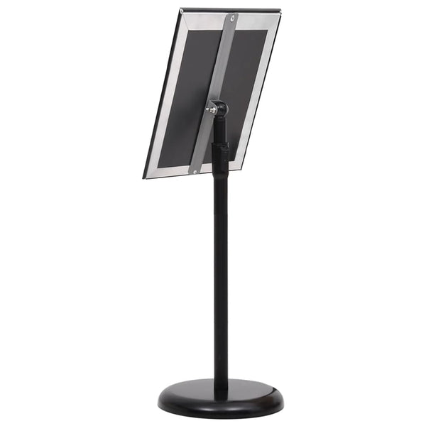 A3 Plakatständer Schwarz Aluminium