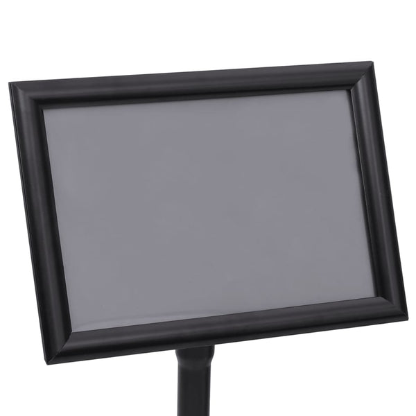 A3 Plakatständer Schwarz Aluminium