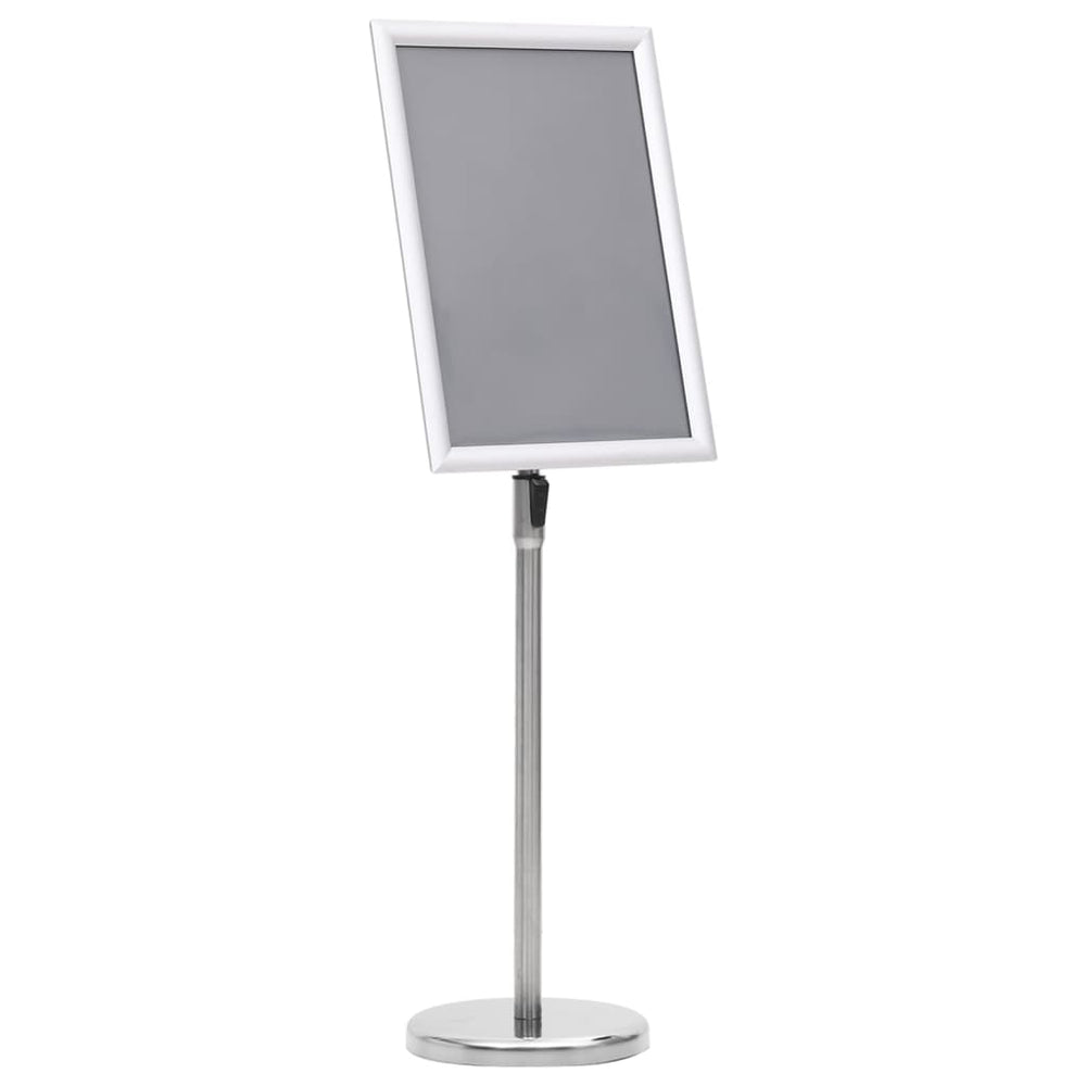 A3 Plakatständer Silber Aluminium