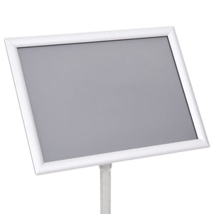 vidaXL Présentoir de posters A3 Argenté Alliage d'aluminium