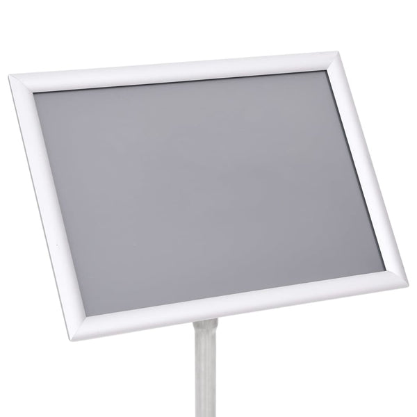 vidaXL Présentoir de posters A3 Argenté Alliage d'aluminium