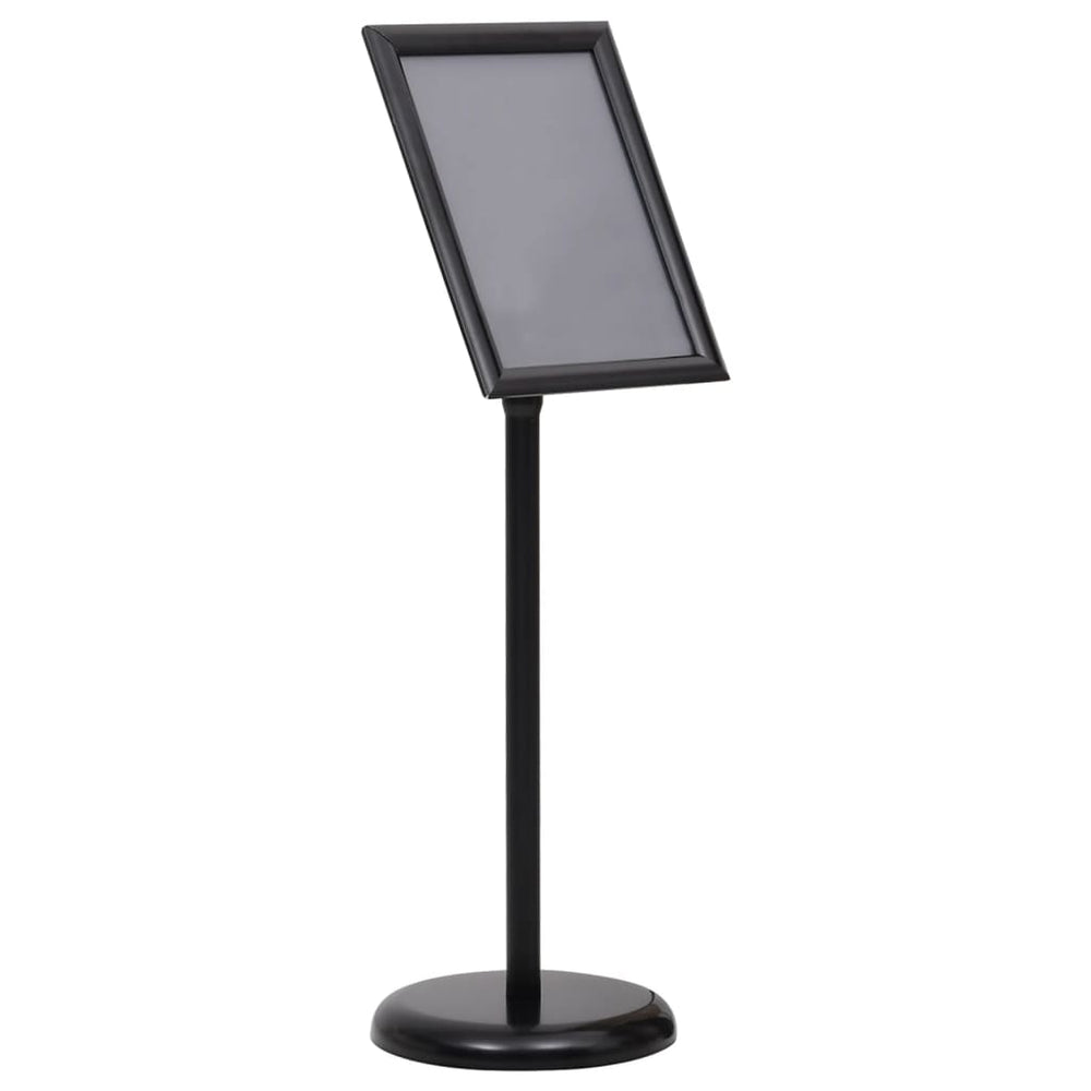 A4 Plakatständer Schwarz Aluminium