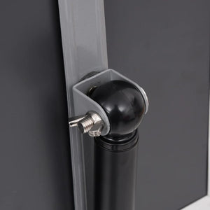 A4 Plakatständer Schwarz Aluminium