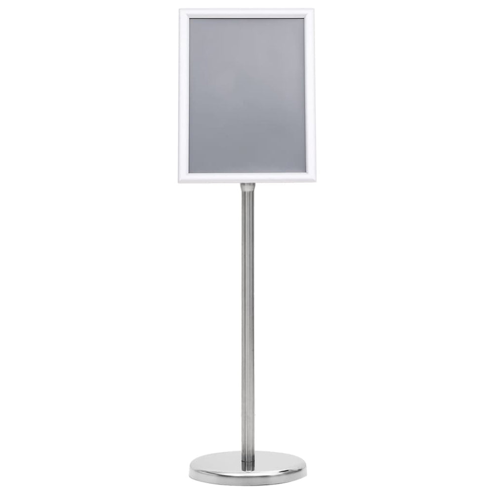 A4 Plakatständer Silber Aluminium