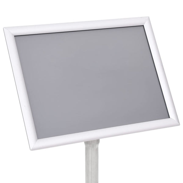 vidaXL Porte-affiche A4 Argenté Alliage d'aluminium