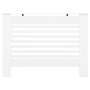 Heizkörperverkleidungen 2 Stk. Weiß 112 x 19 x 81,5 cm MDF