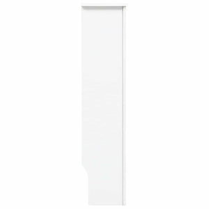 Heizkörperverkleidungen 2 Stk. Weiß 112 x 19 x 81,5 cm MDF