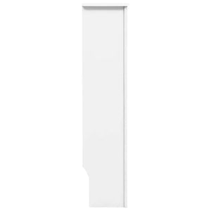Heizkörperverkleidungen 2 Stk. Weiß 172×19×81,5 cm MDF