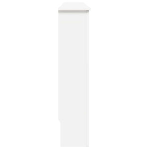 Heizkörperverkleidungen 2 Stk. Weiß 112×19×81,5 cm MDF