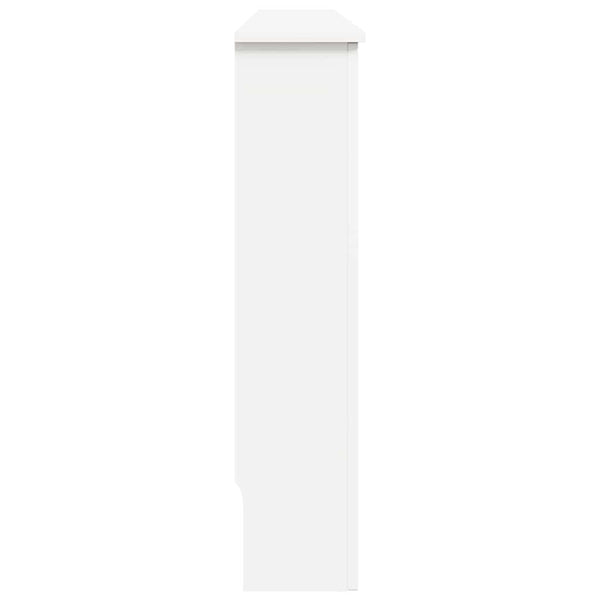Heizkörperverkleidungen 2 Stk. Weiß 112×19×81,5 cm MDF