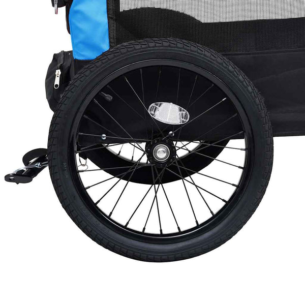 2-in-1 Hunde Fahrradanhänger & Buggy