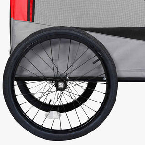 2-in-1 Hunde Fahrradanhänger & Buggy