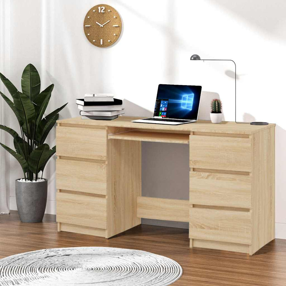 Schreibtisch Sonoma-Eiche 140 cm