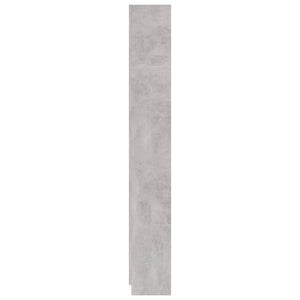 Bücherregal Betongrau 60x24x175 cm