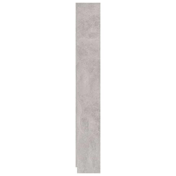 Bücherregal Betongrau 60x24x175 cm